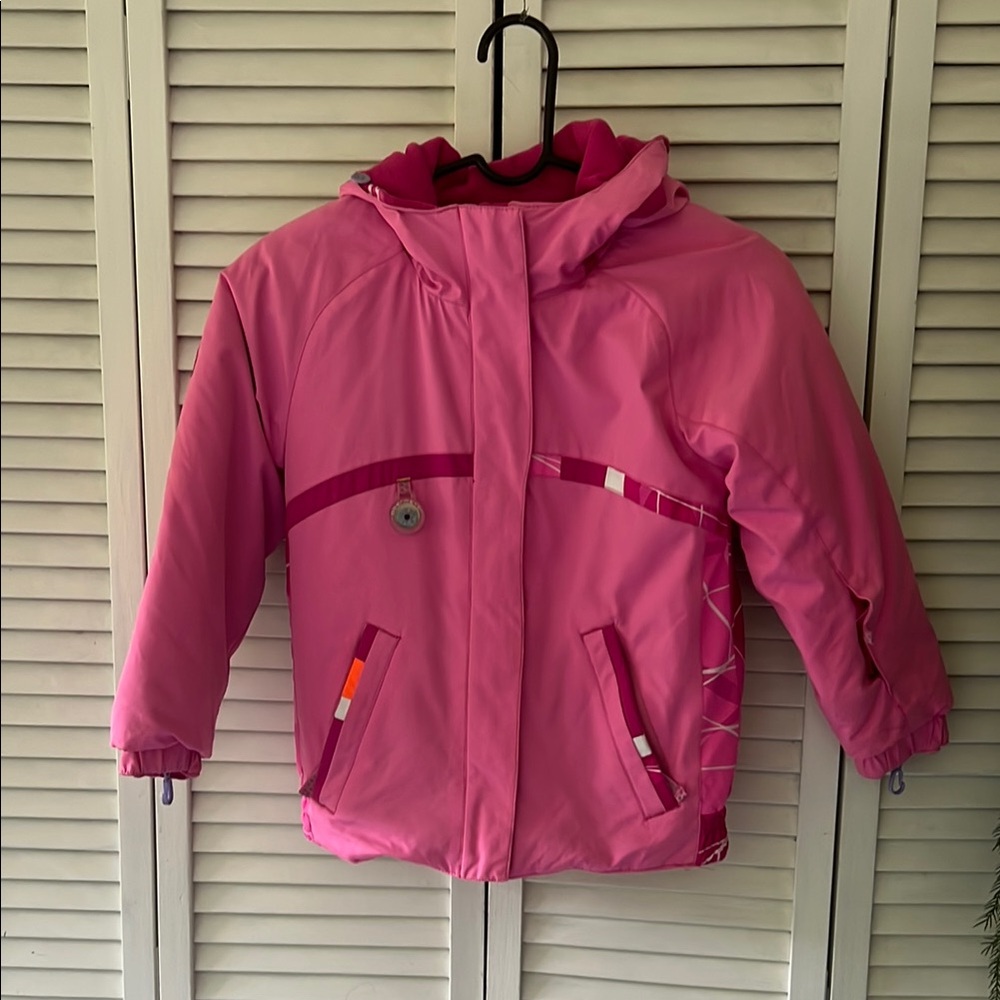 Obermeyer Pink Ski Jacket, Size 6 Girls